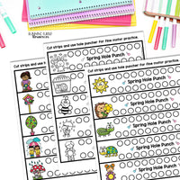 Spring Fine Motor Activities, Morning Tubs for Preschool and Kindergarten