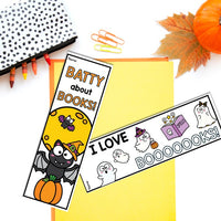 October Reading Bingo, Fall Reading Challenge and Bookmarks