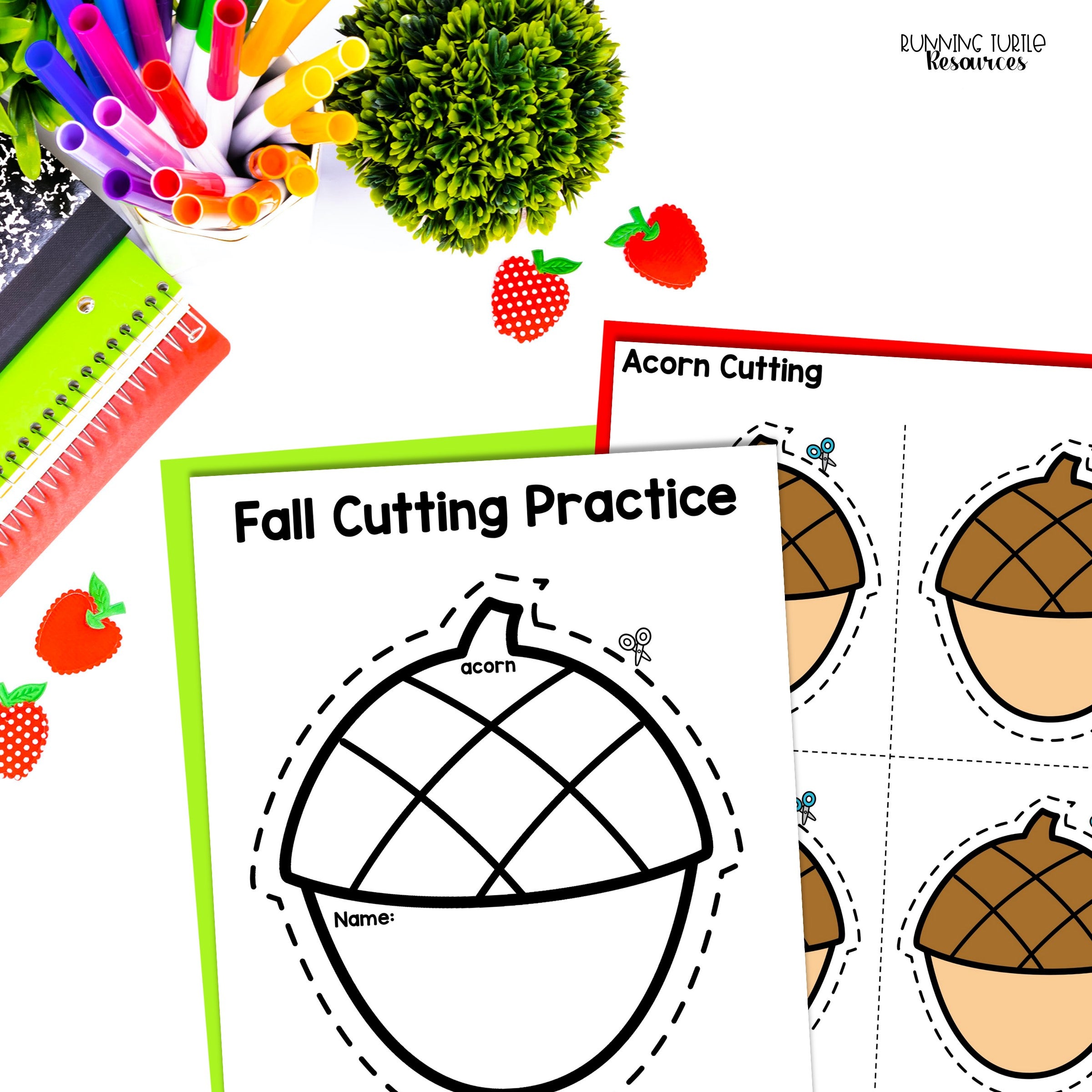 Fall Fine Motor Printable Activities for Preschool and Kindergarten