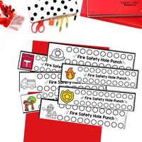 Fire Safety Fine Motor Skills for Preschool, PreK and Kindergarten