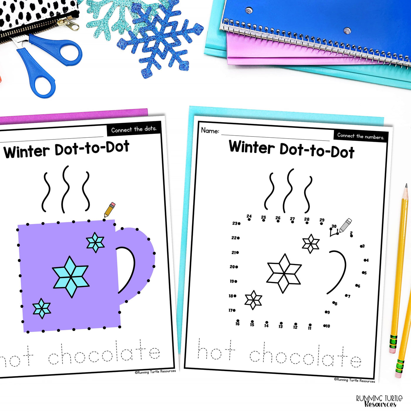 Winter Fine Motor Printables for Preschool, PreK and Kindergarten