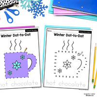 Winter Fine Motor Printables for Preschool, PreK and Kindergarten