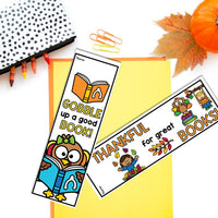 November Reading Bingo Challenge and Thankful Bookmarks