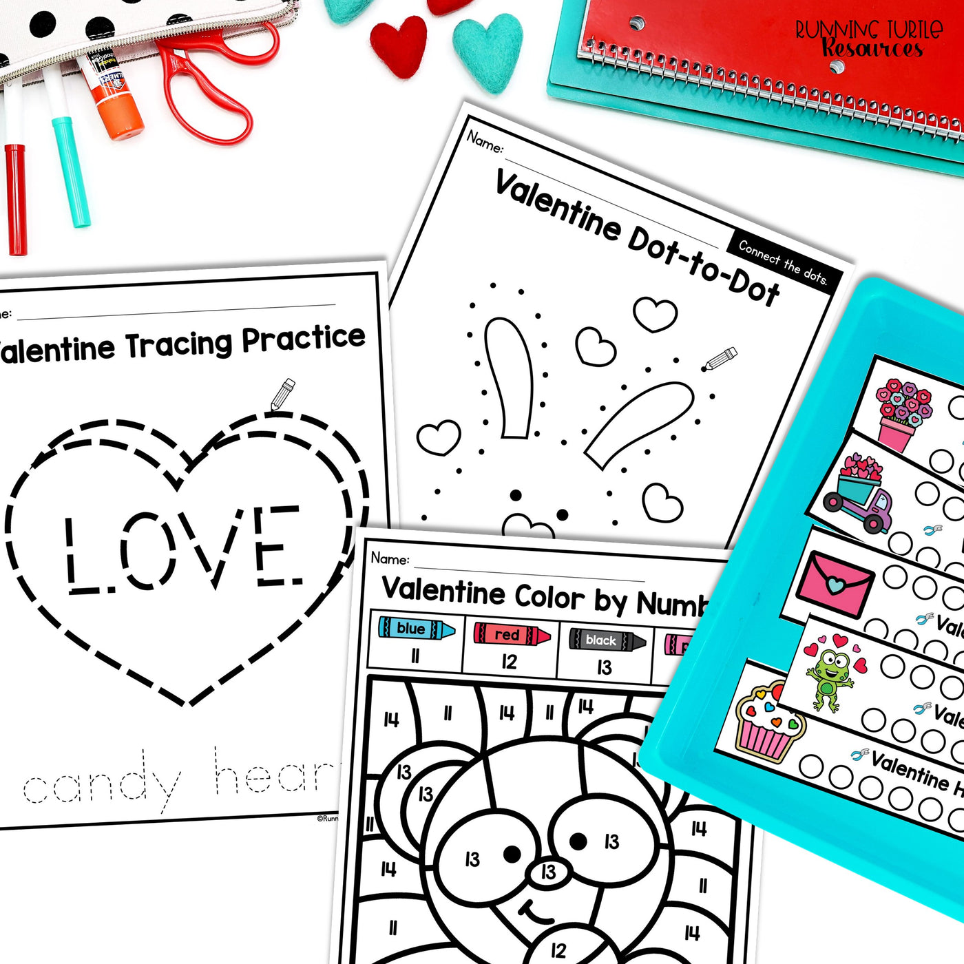 Valentine's Day Fine Motor Printables