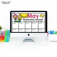 May Reading Log, Spring Bookmarks, Summer Reading Bingo, End of Year Bingo