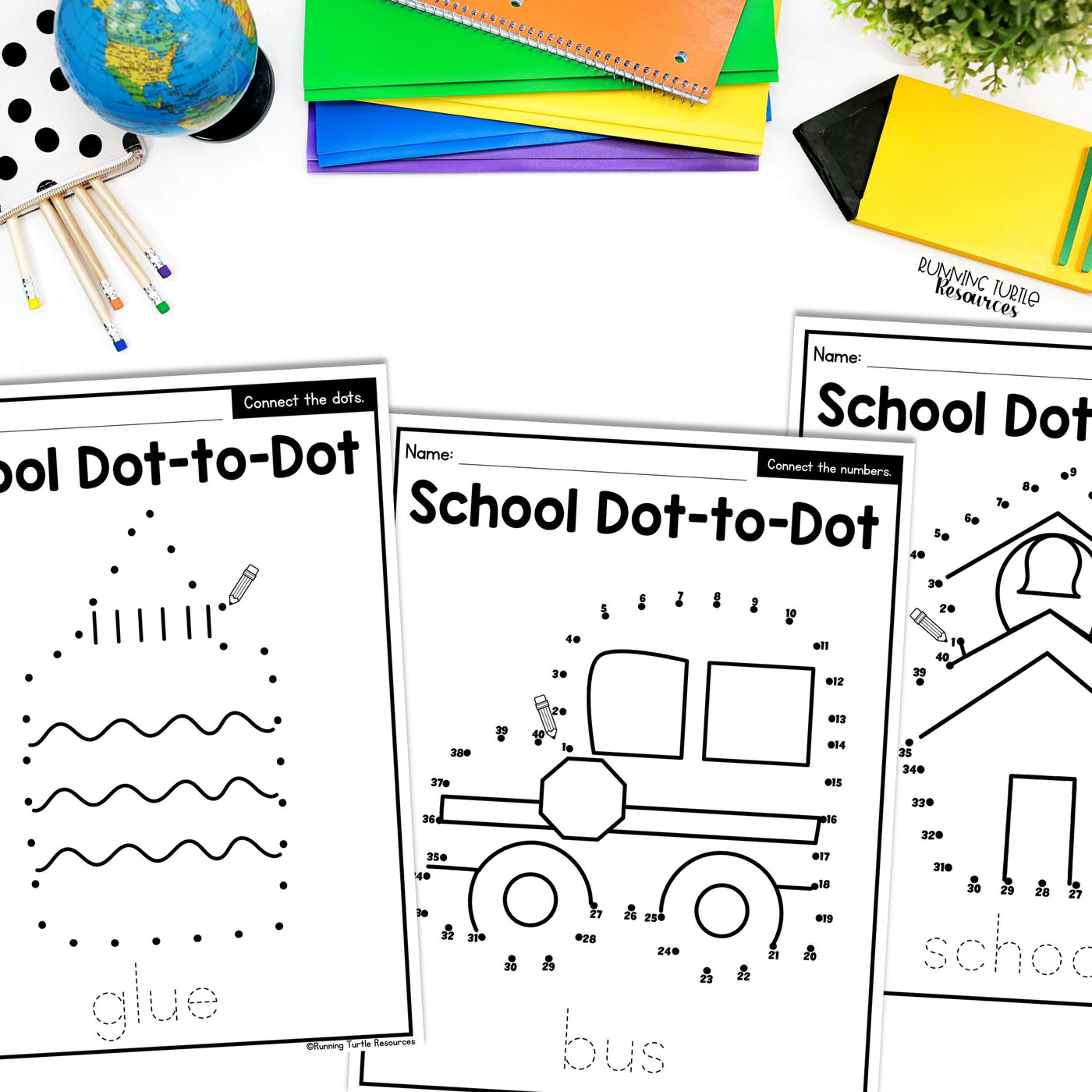 Back to School Fine Motor Printables for Preschool, Kindergarten