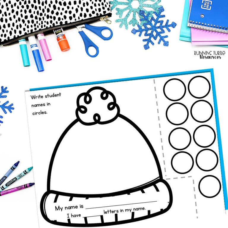 Winter Hat Name Craft