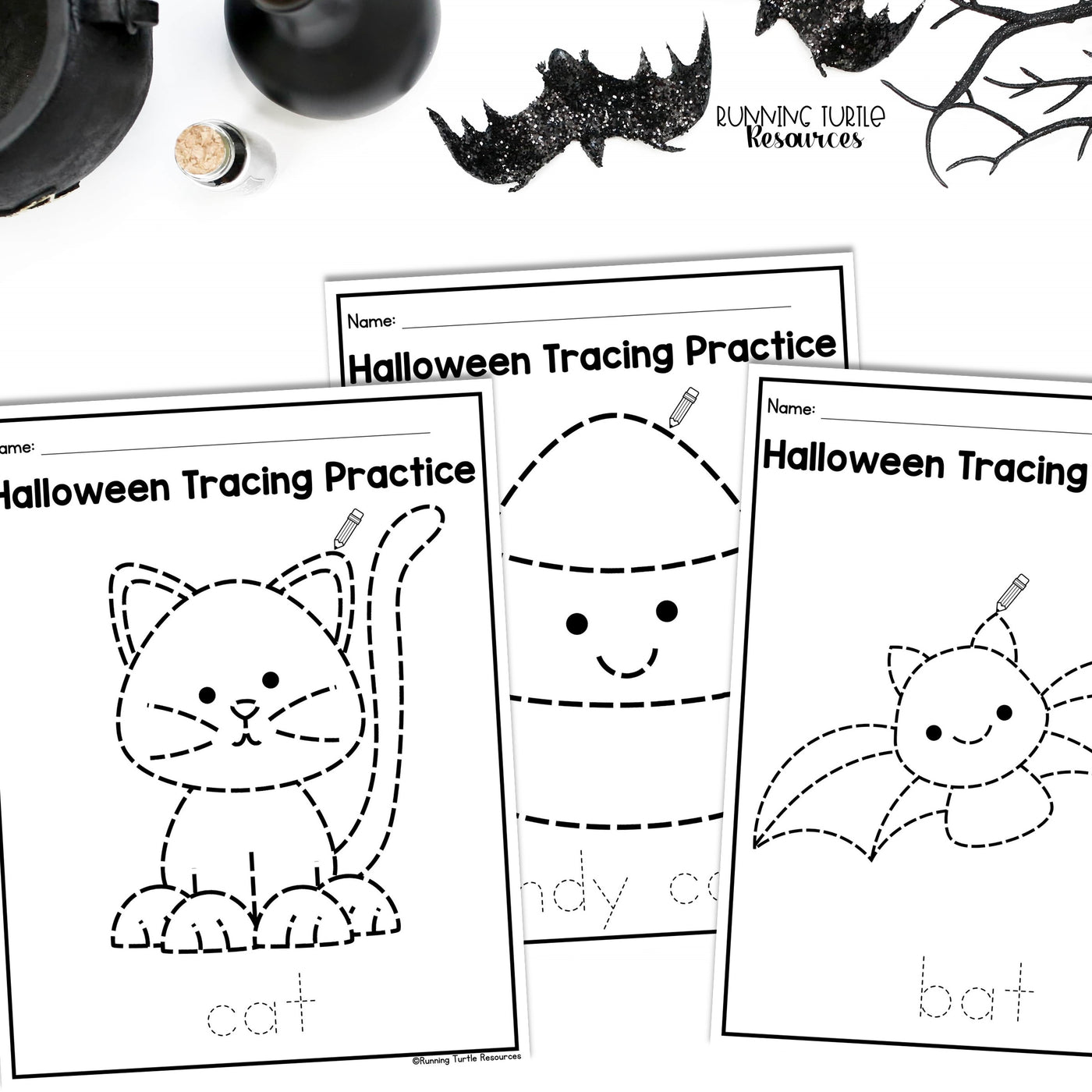 Halloween Fine Motor Printables for Preschool, PreK and Kindergarten