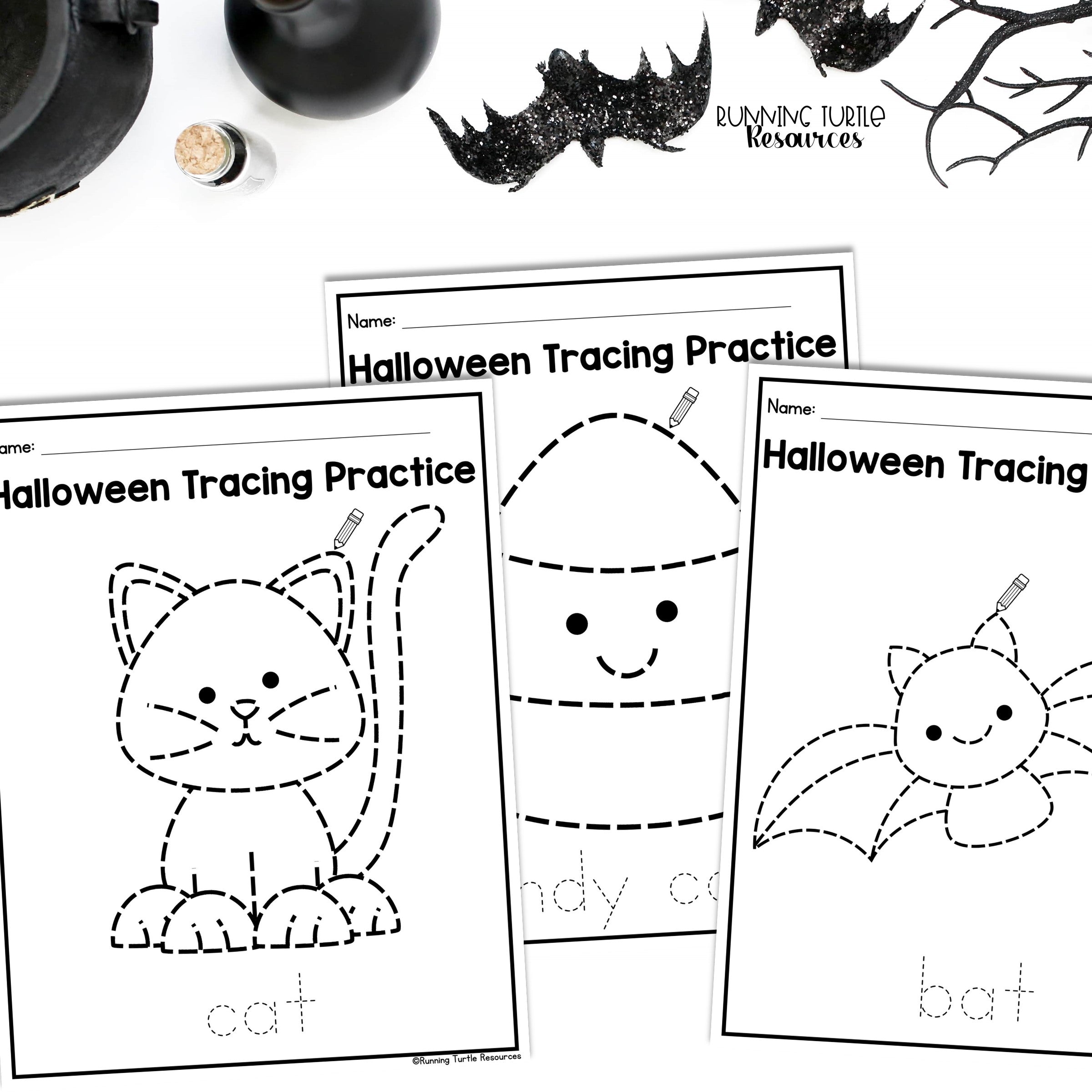 Halloween Fine Motor Printables for Preschool, PreK and Kindergarten