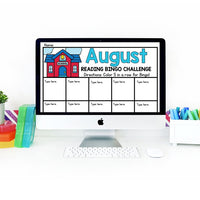 August Reading Bingo, Back to School Reading Challenge and Bookmarks