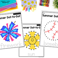 Summer Fine Motor Printables for Preschool, PreK and Kindergarten