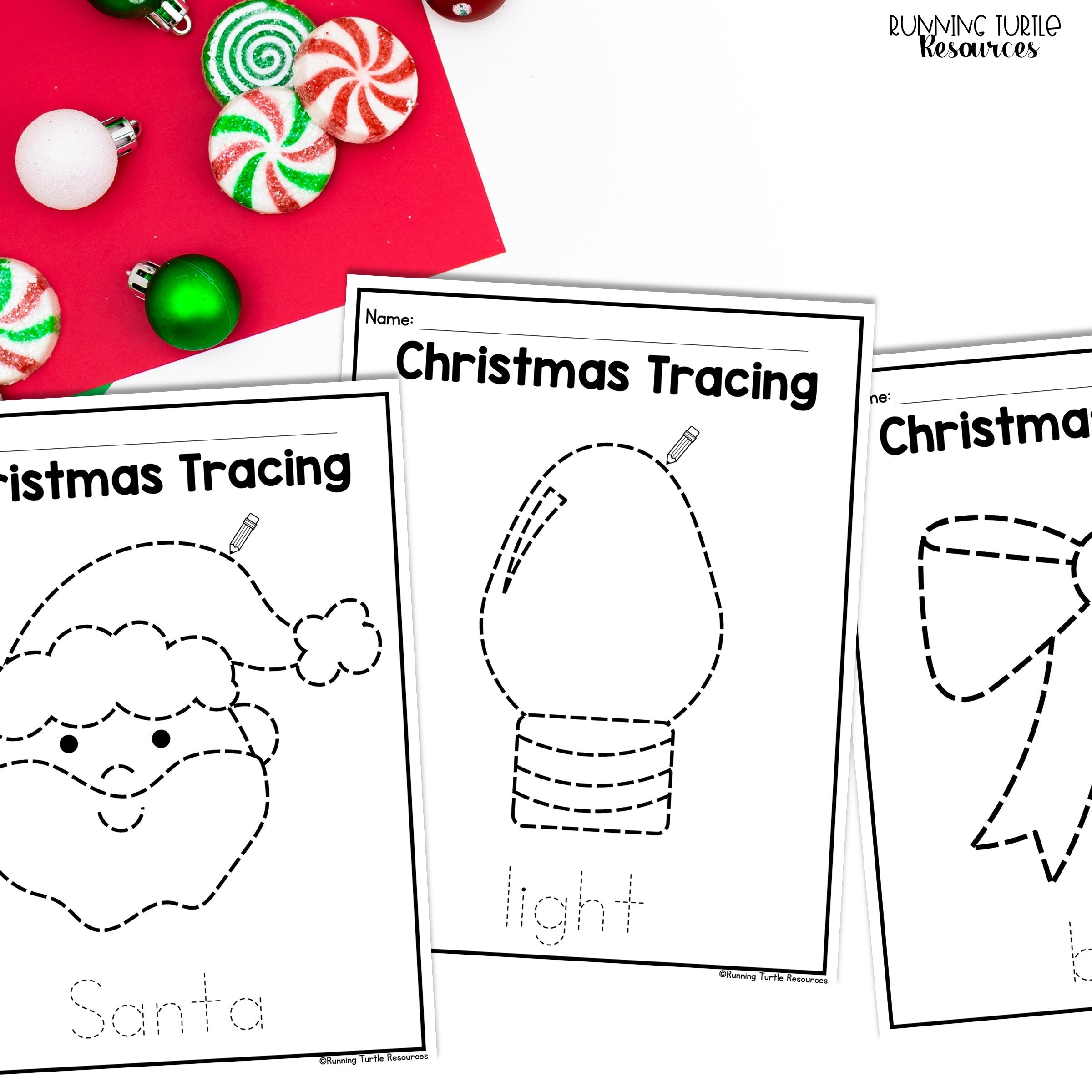 Christmas Fine Motor Printables for Preschool, PreK and Kindergarten