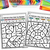 St. Patrick's Day Fine Motor Activities, March Activity Packet Preschool