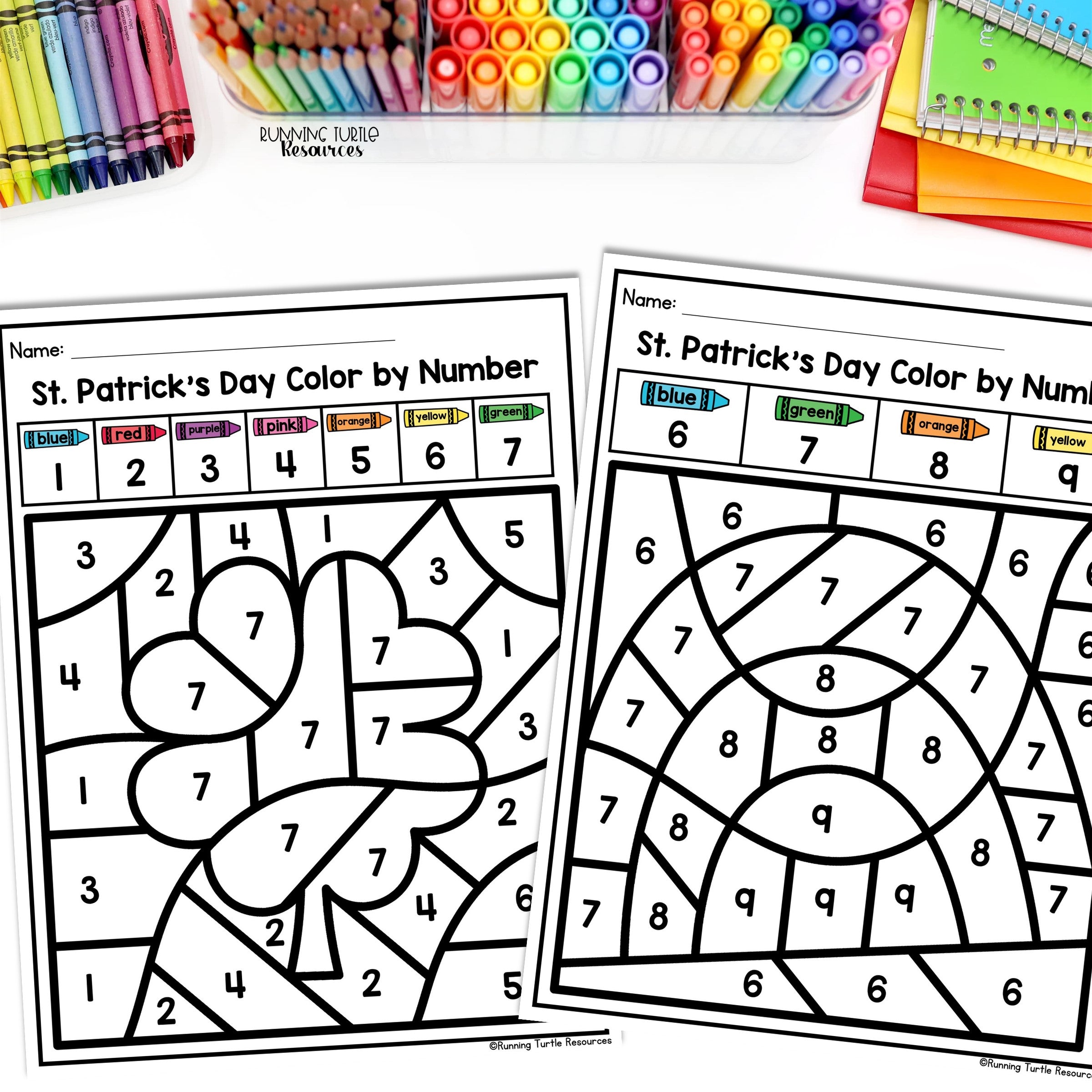 St. Patrick's Day Fine Motor Activities, March Activity Packet Preschool