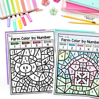 Farm Fine Motor Printables for Preschool, PreK and Kindergaten