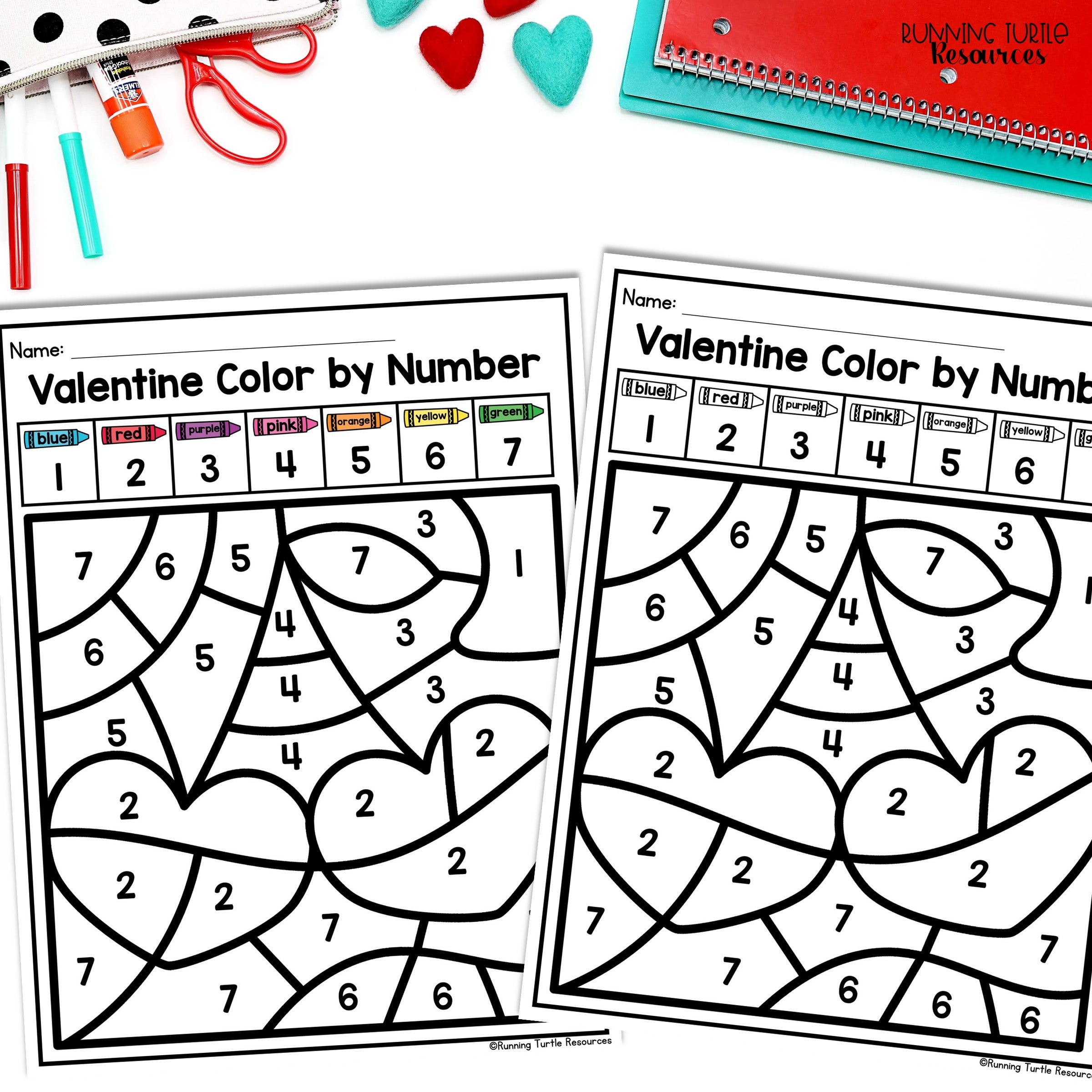 Valentine's Day Fine Motor Printables