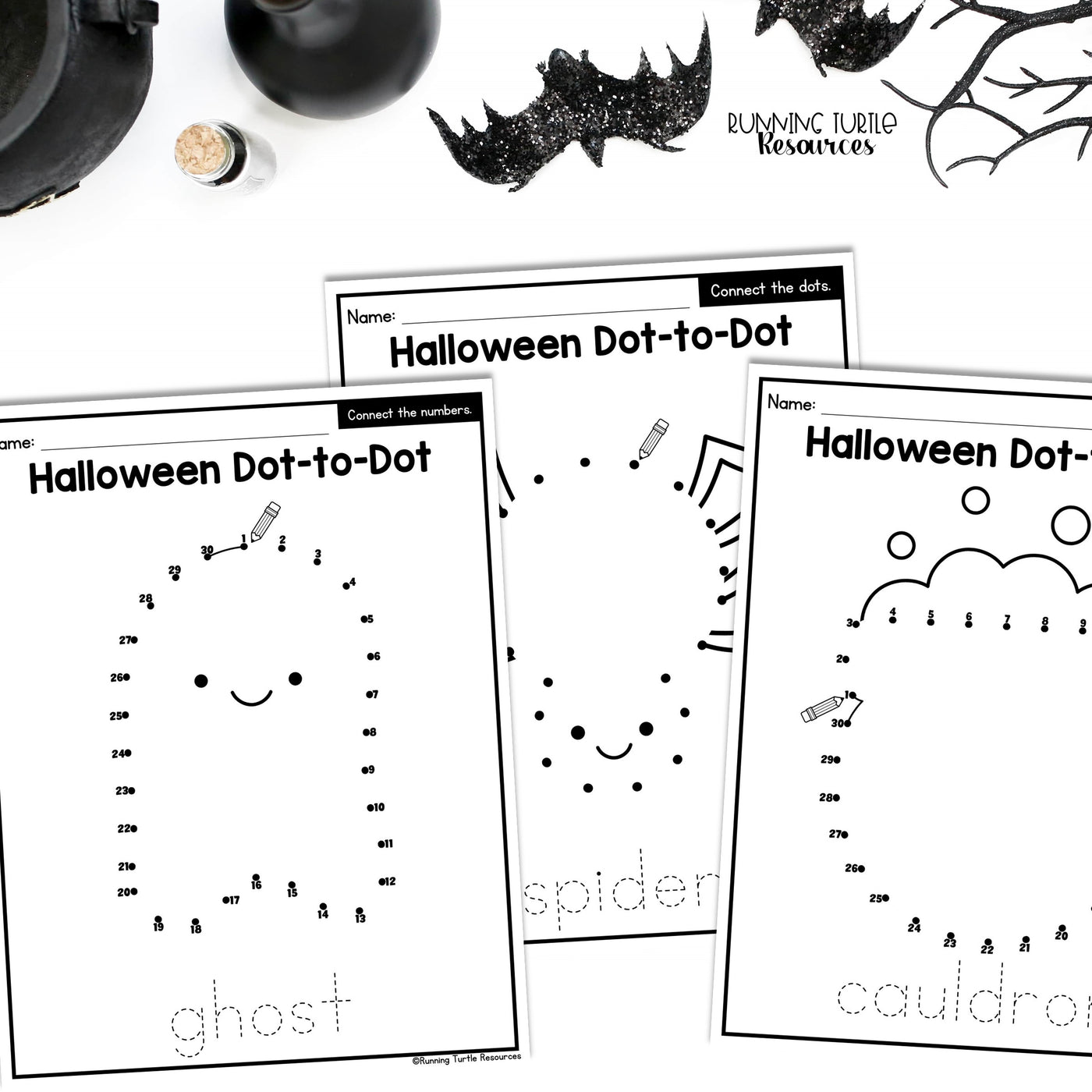 Halloween Fine Motor Printables for Preschool, PreK and Kindergarten