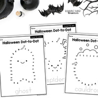 Halloween Fine Motor Printables for Preschool, PreK and Kindergarten