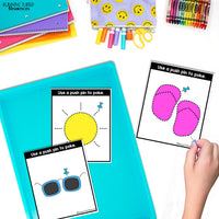 Summer Fine Motor Printables for Preschool, PreK and Kindergarten