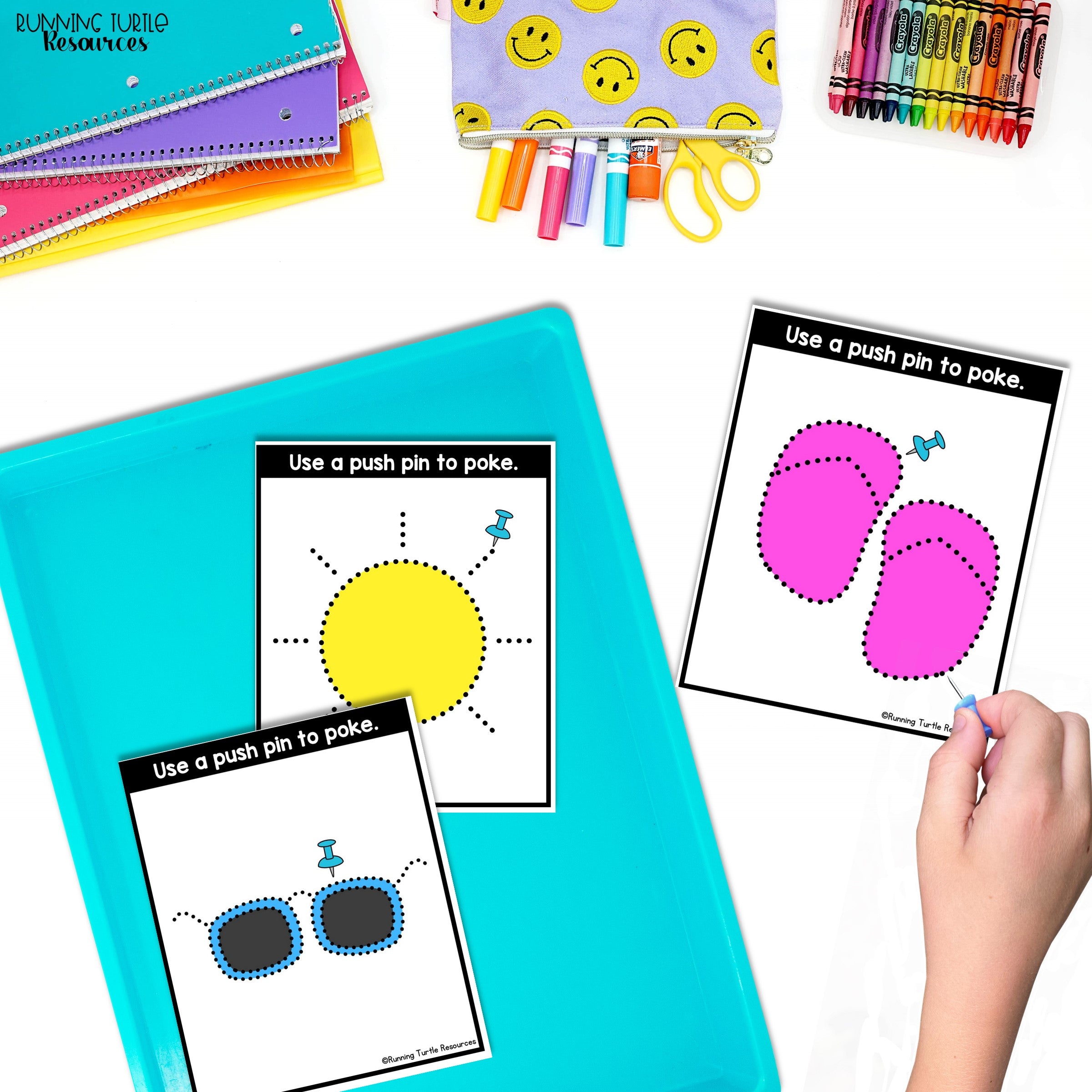 Summer Fine Motor Printables for Preschool, PreK and Kindergarten