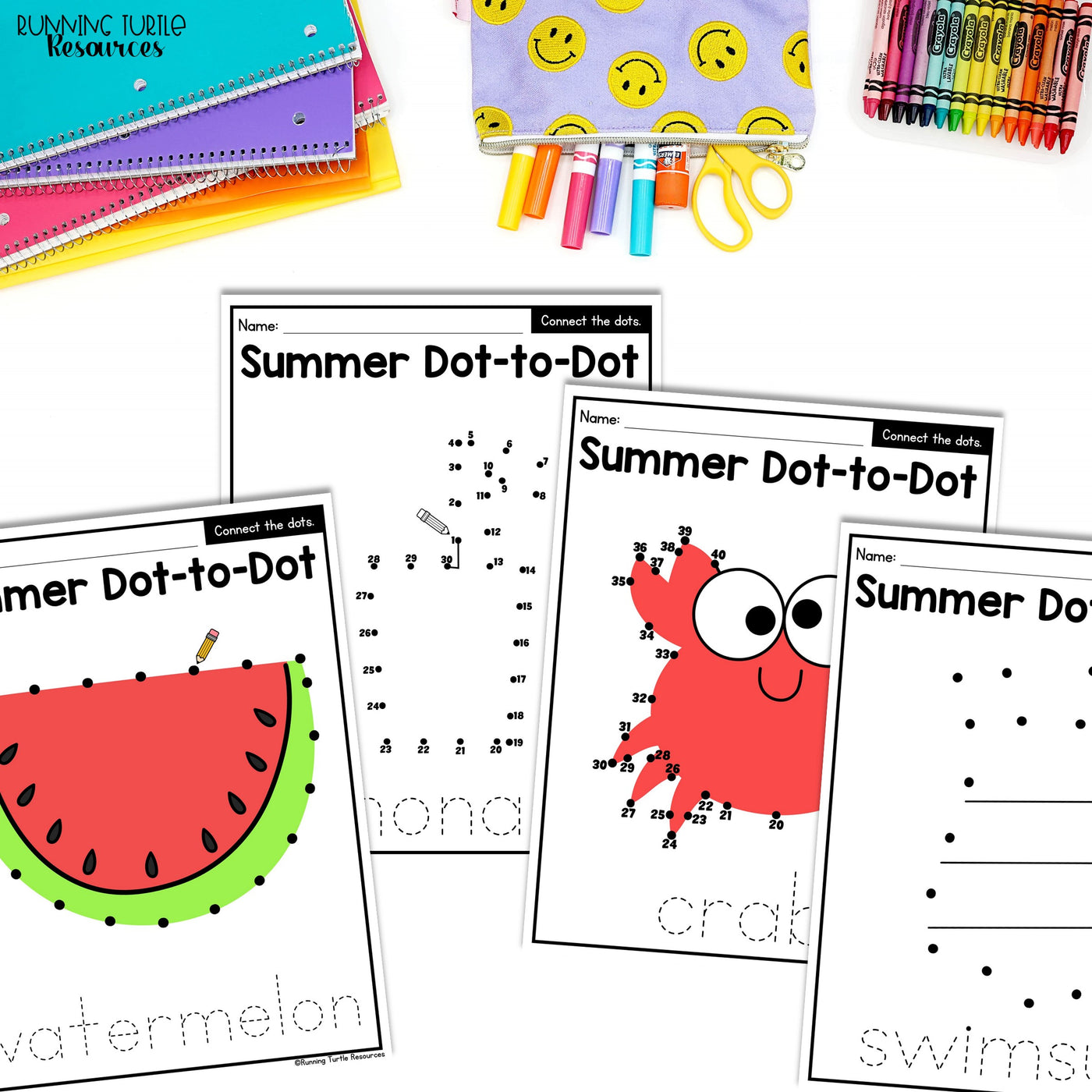 Summer Fine Motor Printables for Preschool, PreK and Kindergarten
