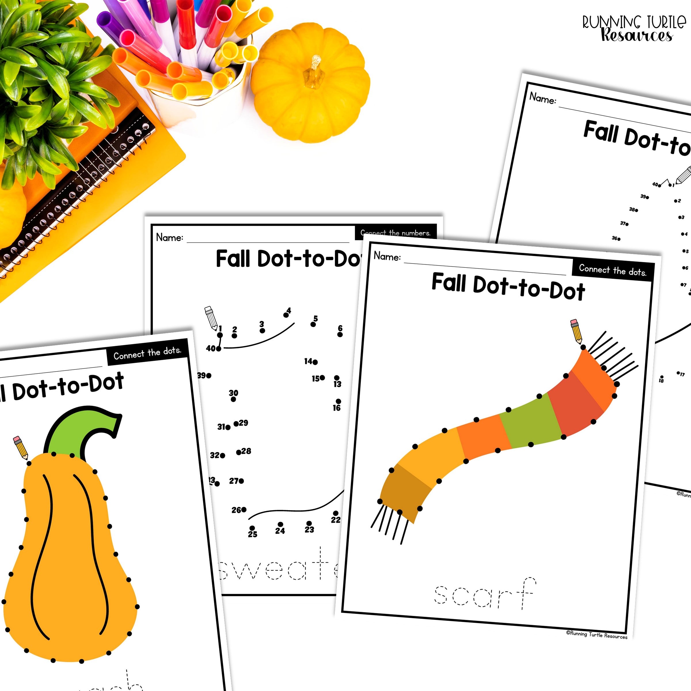 Fall Fine Motor Printable Activities for Preschool and Kindergarten