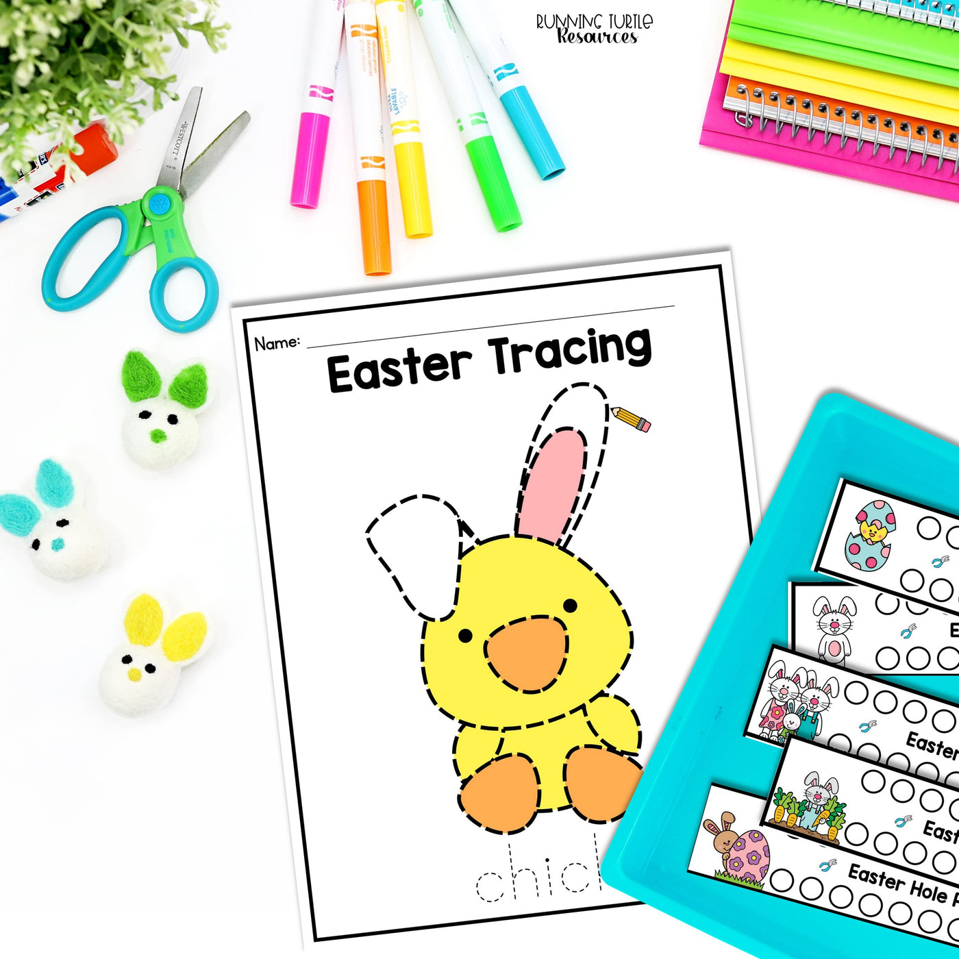 Easter Fine Motor Printables for Preschool, PreK, TK and Kindergarten