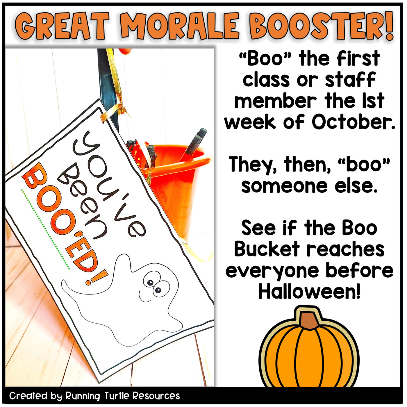 You've Been Boo'ed, Halloween Boo Basket, Staff Morale Booster, Halloween SEL