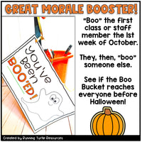 You've Been Boo'ed, Halloween Boo Basket, Staff Morale Booster, Halloween SEL
