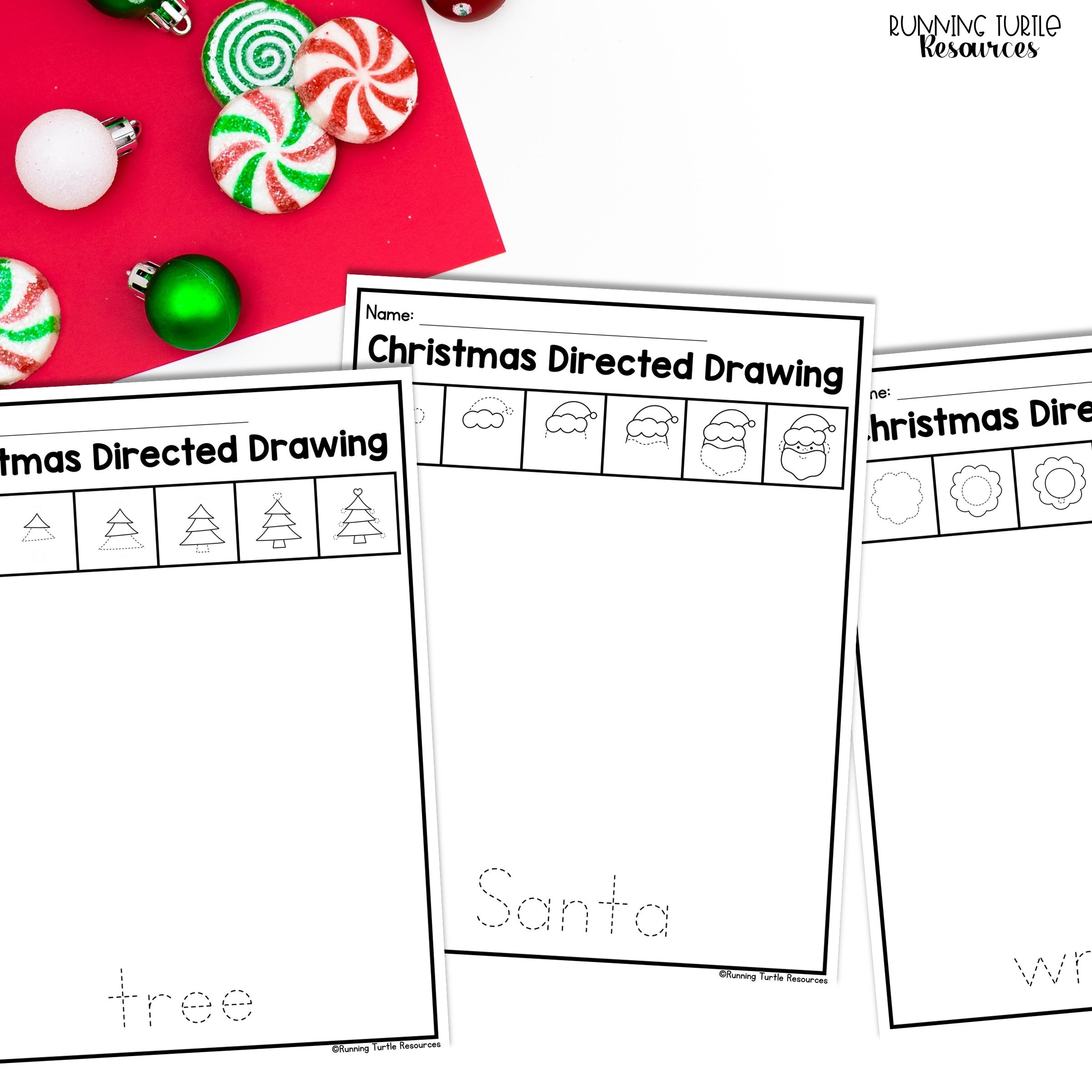 Christmas Fine Motor Printables for Preschool, PreK and Kindergarten