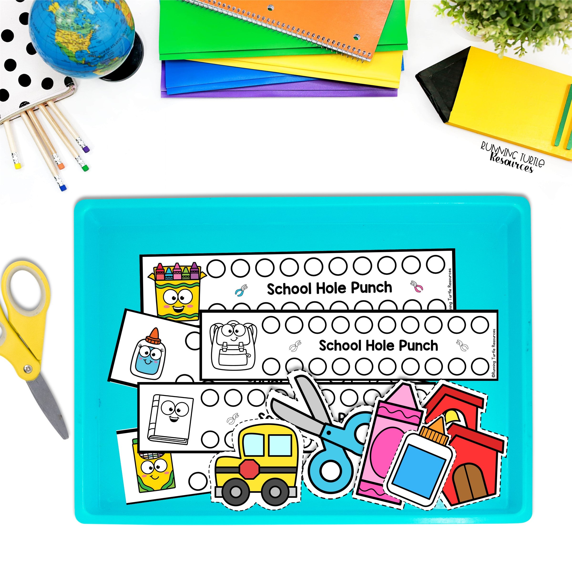 Back to School Fine Motor Printables for Preschool, Kindergarten