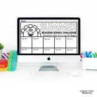 Summer Reading Bingo, June and July Reading Challenge and Bookmarks