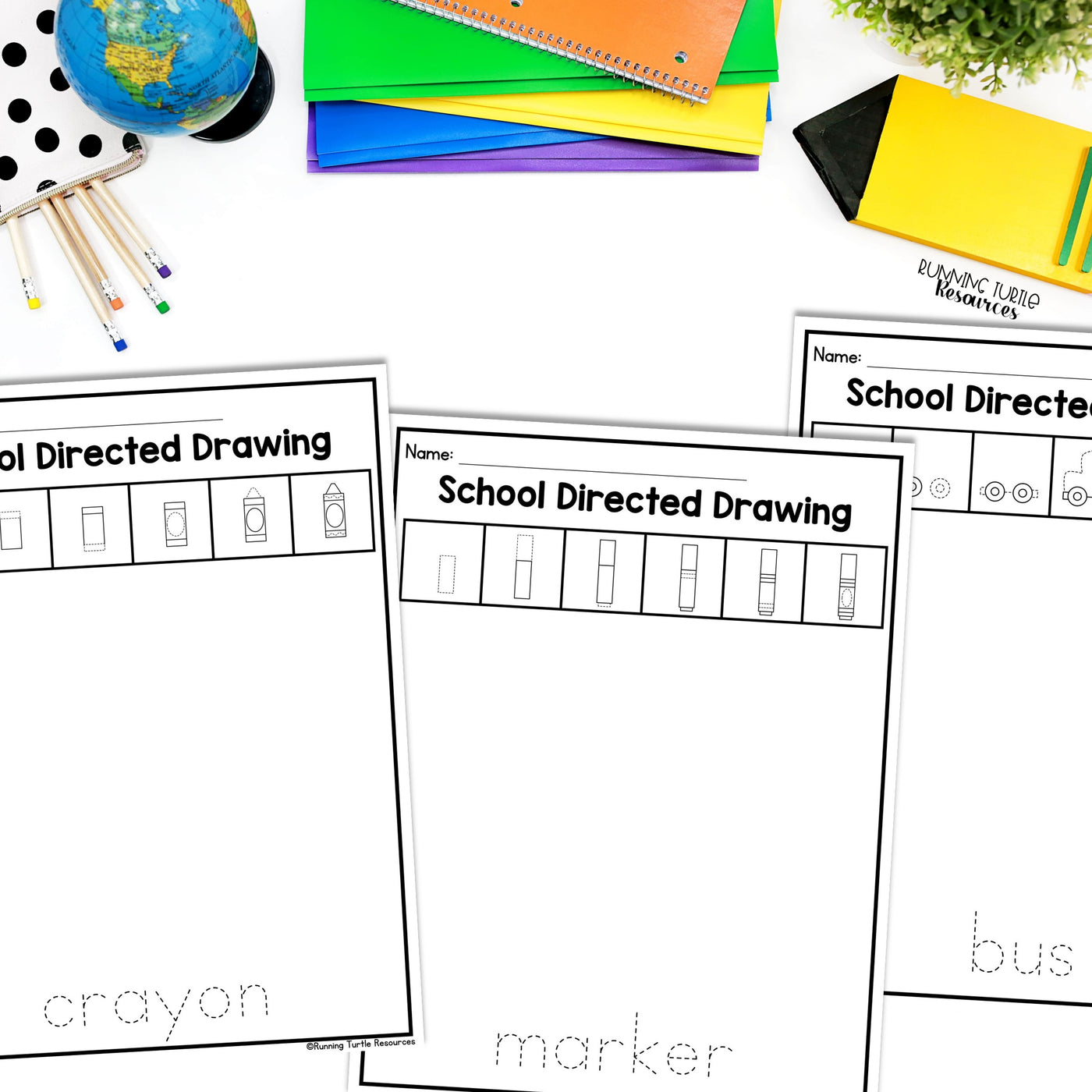 Back to School Fine Motor Printables for Preschool, Kindergarten