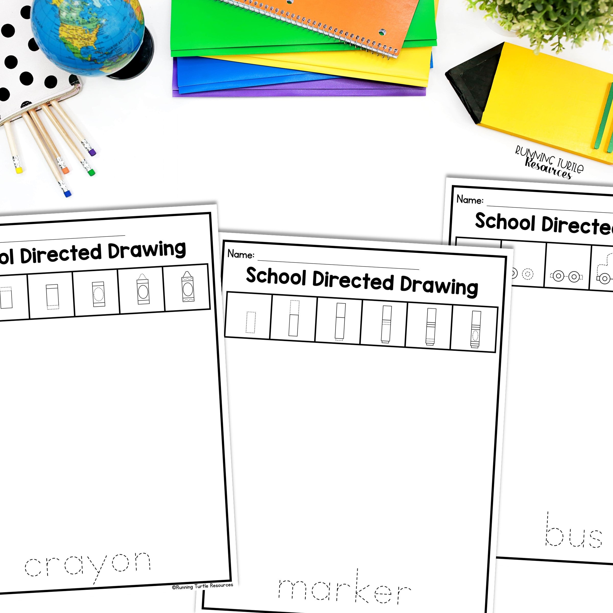 Back to School Fine Motor Printables for Preschool, Kindergarten