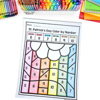 St. Patrick's Day Fine Motor Activities, March Activity Packet Preschool