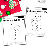 Christmas Fine Motor Printables for Preschool, PreK and Kindergarten
