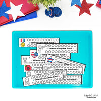 Veteran's Day Fine Motor Printables Preschool and Kindergarten