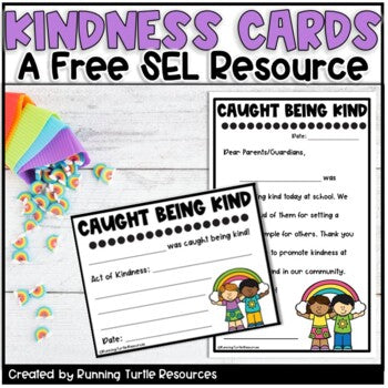 Free Social Emotional Learning Activity l Caught Being Kind