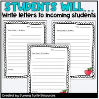 Letter to Future Students End of Year Writing
