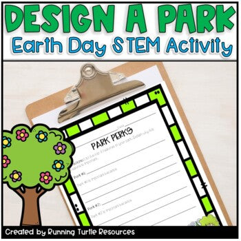 Earth Day STEM Writing Activity l Design a Park