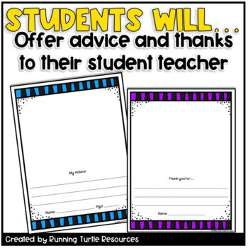 No Prep Student Teacher Memory Book Editable