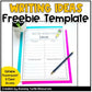 Free Brainstorming Writing Ideas Template EDITABLE