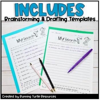 Personal Narrative Writing Unit Templates l Printable and Digital via Google