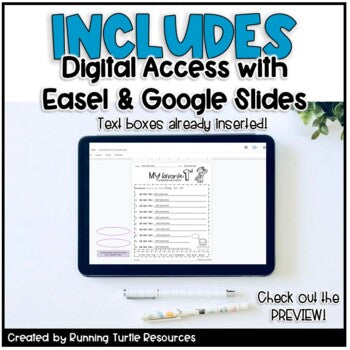 Personal Narrative Writing Unit Templates l Printable and Digital via Google
