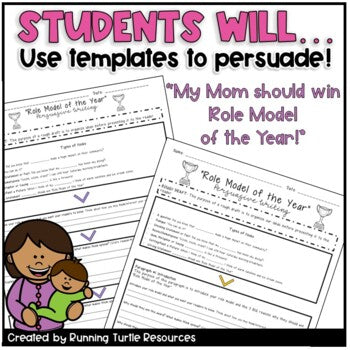 Persuasive Writing Templates l Role Model of the Year