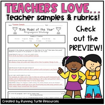 Persuasive Writing Templates l Role Model of the Year