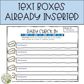 Digital Social Emotional Learning Daily Weekly Reflection l Distance Learning