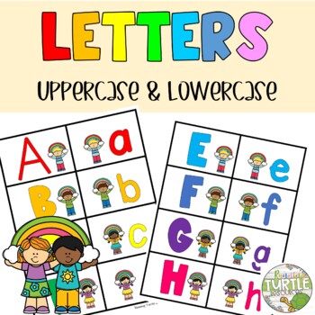 Free Rainbow Letter and Number Prewriting Cards