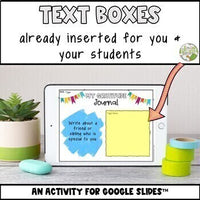Digital Gratitude Journal Activity l Social Emotional Learning Writing Prompts