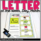 Alphabet Letter of the Week Posters l Word Wall Cards l Back to School